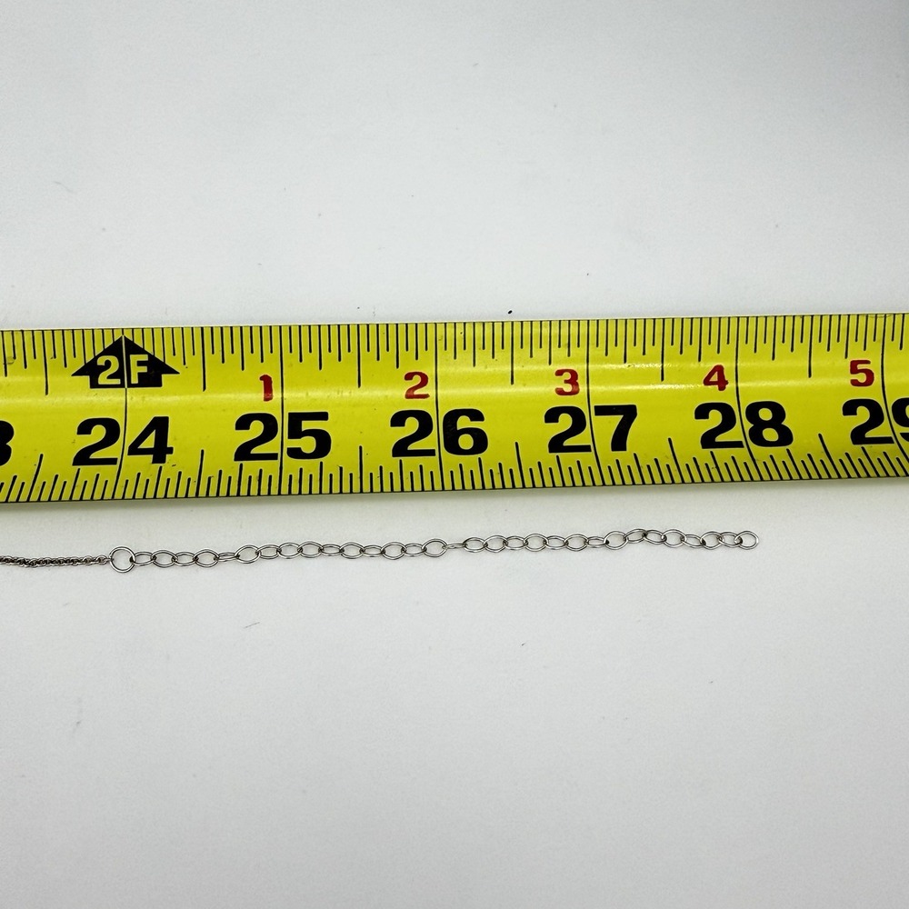 Vtg QVC Sterling Silver NF 925 Yellow Quartz Pendulum Necklace Thailand - Picture 12 of 14